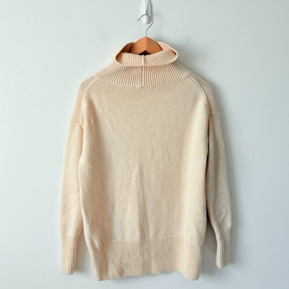 Aritzia Babaton Nicolas Wool & Cashmere Knit Sweater Ivory Cream Size XS - Picture 3 of 5